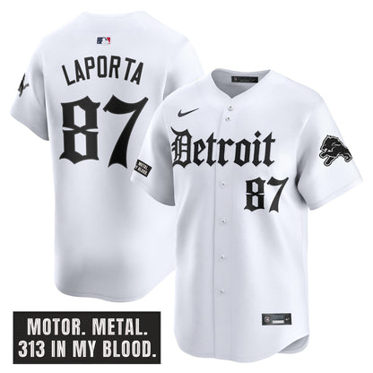 Men's Detroit Lions 'Motor Gothic Edition' Vapor Premier Limited Jersey - All Stitched