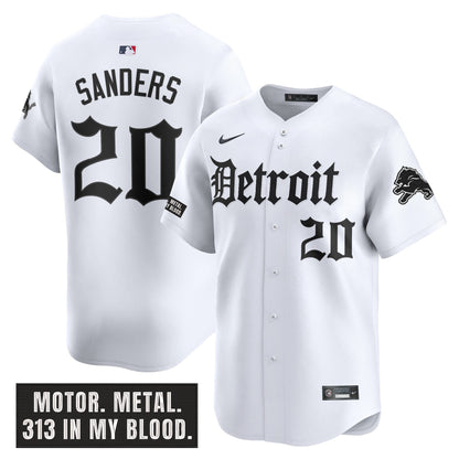 Men's Detroit Lions 'Motor Gothic Edition' Vapor Premier Limited Jersey - All Stitched