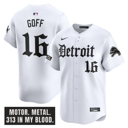 Men's Detroit Lions 'Motor Gothic Edition' Vapor Premier Limited Jersey - All Stitched