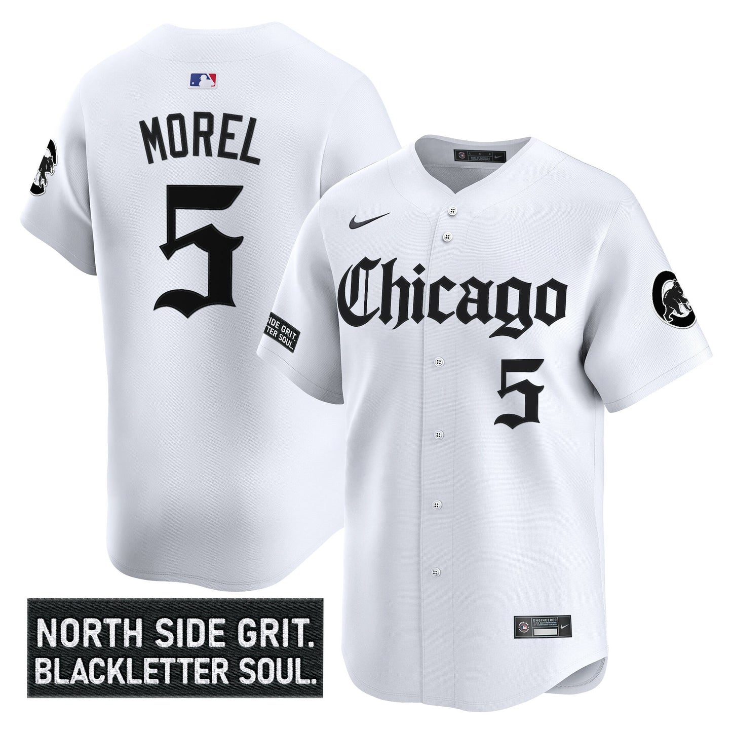 Men's Chicago Cubs 'Gothic North Side Edition' Vapor Premier Limited Jersey V2 - All Stitched