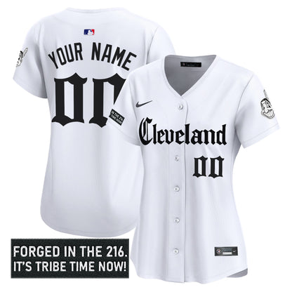 Cleveland Indians 'Gothic Iron Edition' Vapor Premier Limited Custom Jersey - All Stitched