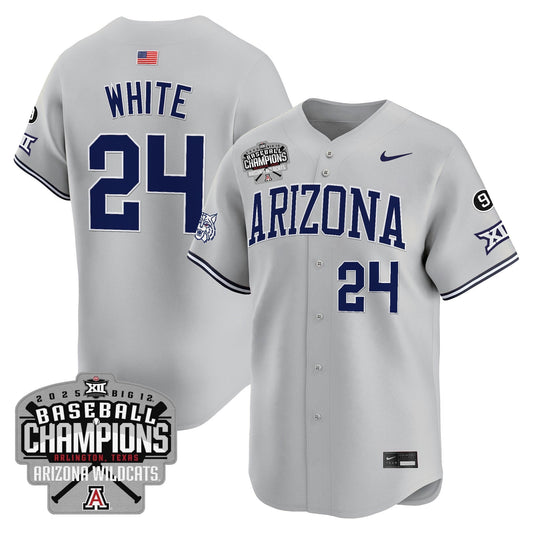 Arizona Wildcats 2025 Big 12 Champions Vapor Premier Limited Jersey - All Stitched