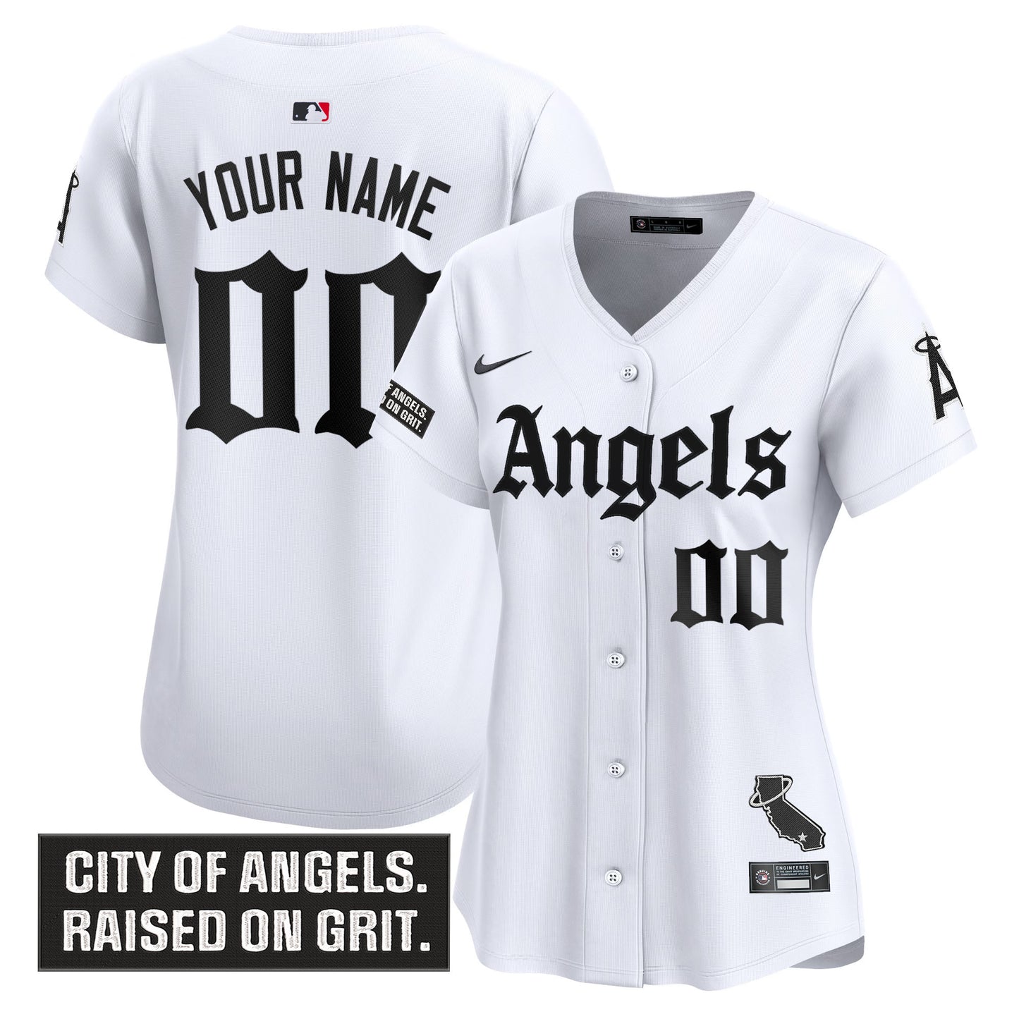 Los Angeles Angels 'Gothic Halo Edition' Vapor Premier Limited Custom Jersey - All Stitched