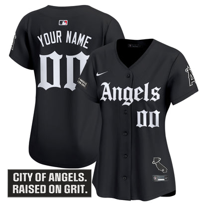 Los Angeles Angels 'Gothic Halo Edition' Vapor Premier Limited Custom Jersey - All Stitched