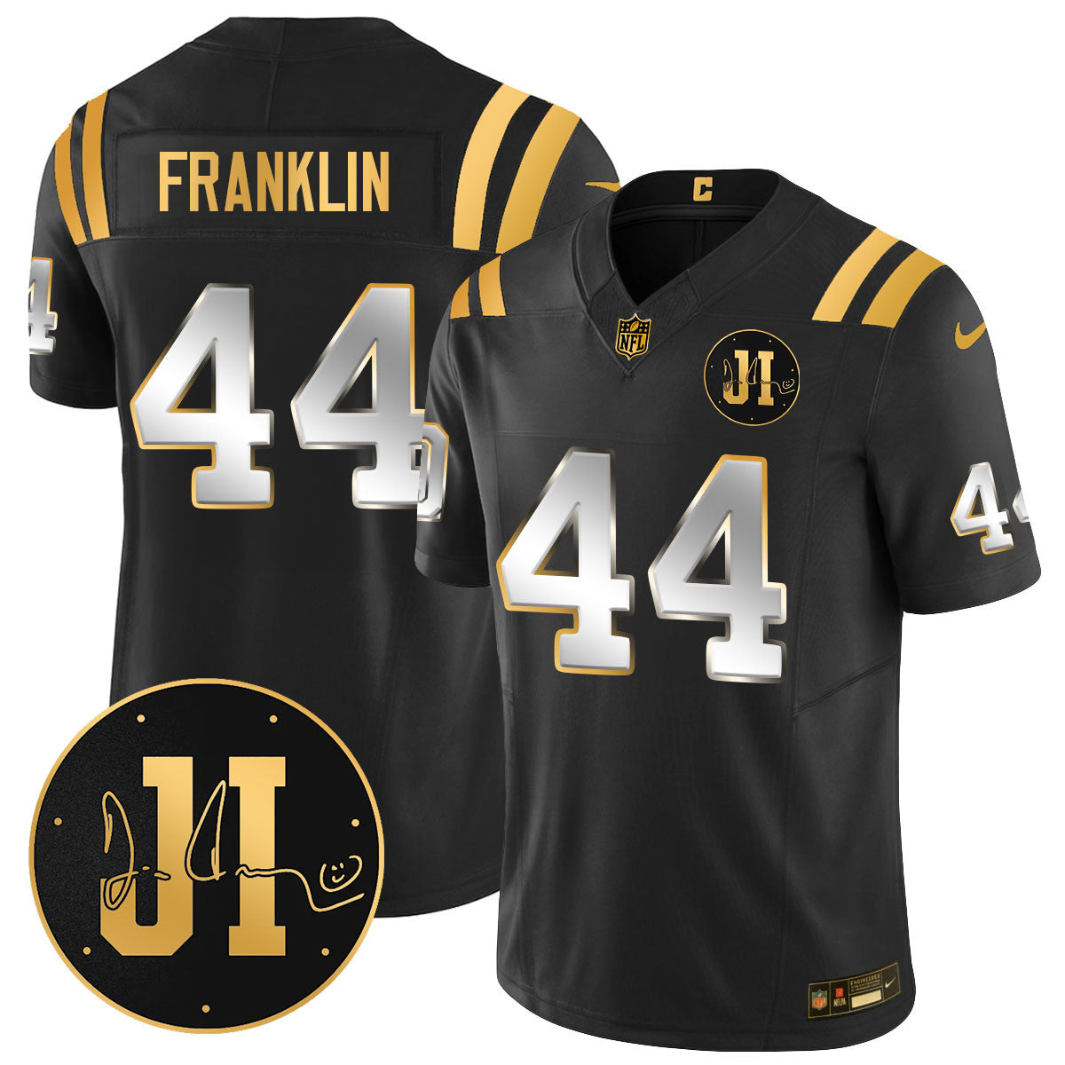 Men's Indianapolis Colts Limited 2025 Jersey - Memorial Patch for Jim Irsay - All Stitched