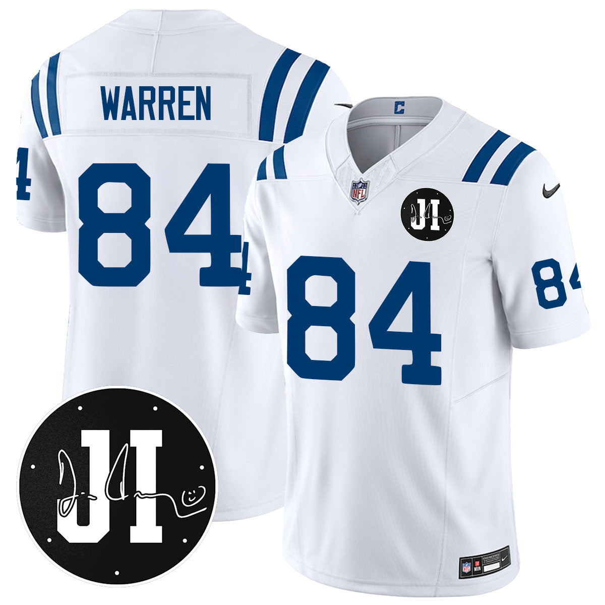 IND Limited 2025 Jersey - Memorial Patch for Jim Irsay - All Stitched