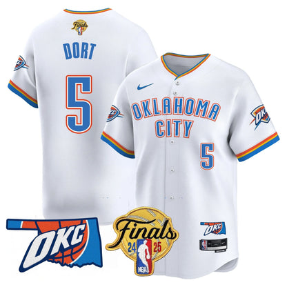 Oklahoma City Thunder Baseball Jersey - Final Patch - All Stitched