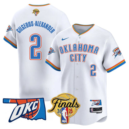 Oklahoma City Thunder Baseball Jersey - Final Patch - All Stitched