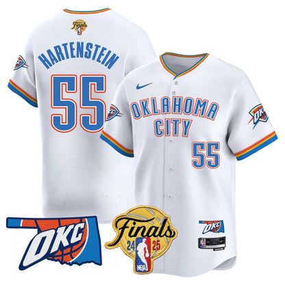 Oklahoma City Thunder Baseball Jersey - Final Patch - All Stitched
