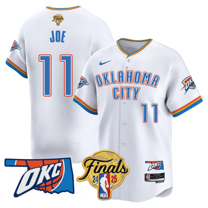 Oklahoma City Thunder Baseball Jersey - Final Patch - All Stitched