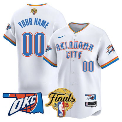Oklahoma City Thunder Baseball Custom Jersey - Final Patch - All Stitched