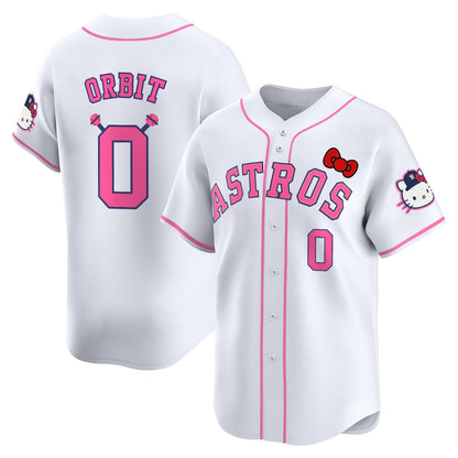Men's Houston Astros Hello Kitty Vapor Premier Limited Jersey V2 - All Stitched