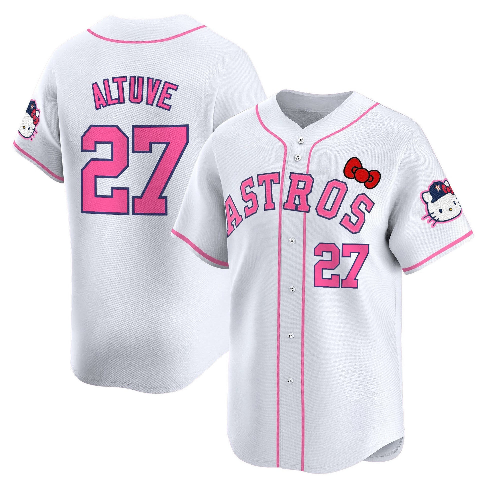 Men's Houston Astros Hello Kitty Vapor Premier Limited Jersey V2 - All Stitched