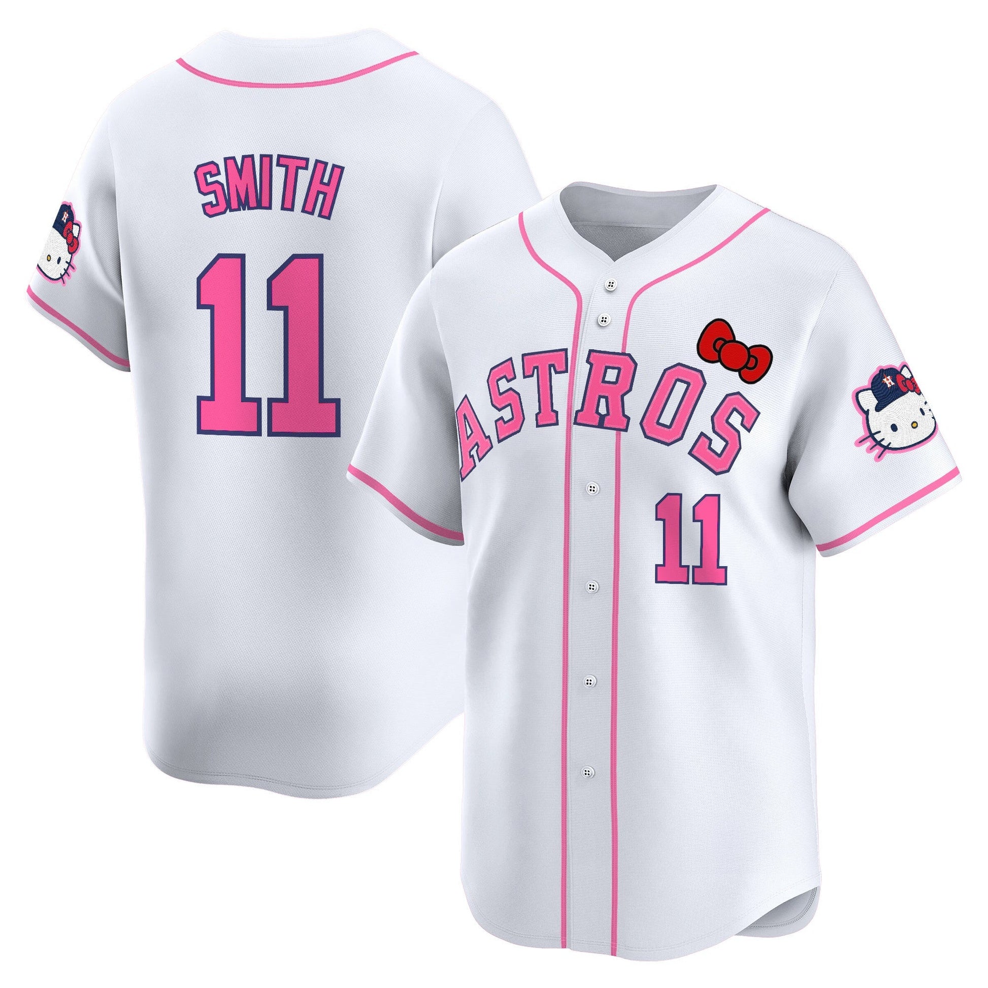 Men's Houston Astros Hello Kitty Vapor Premier Limited Jersey V2 - All Stitched