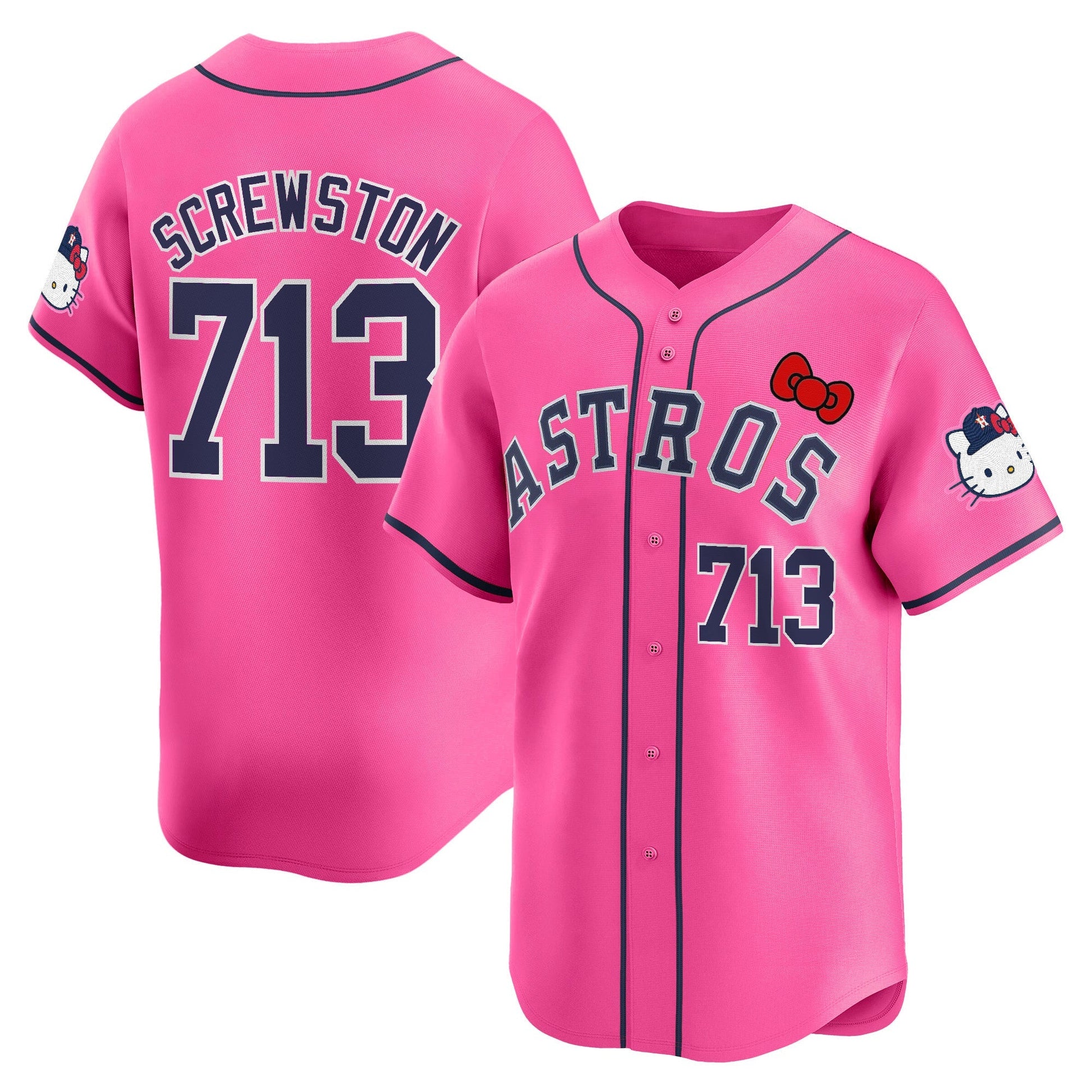 Men's Houston Astros Hello Kitty Vapor Premier Limited Jersey V2 - All Stitched