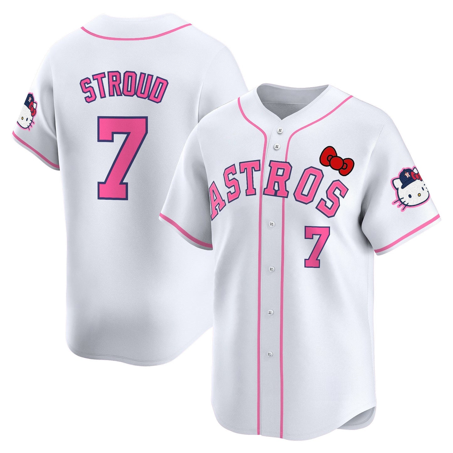 Men's Houston Astros Hello Kitty Vapor Premier Limited Jersey V2 - All Stitched