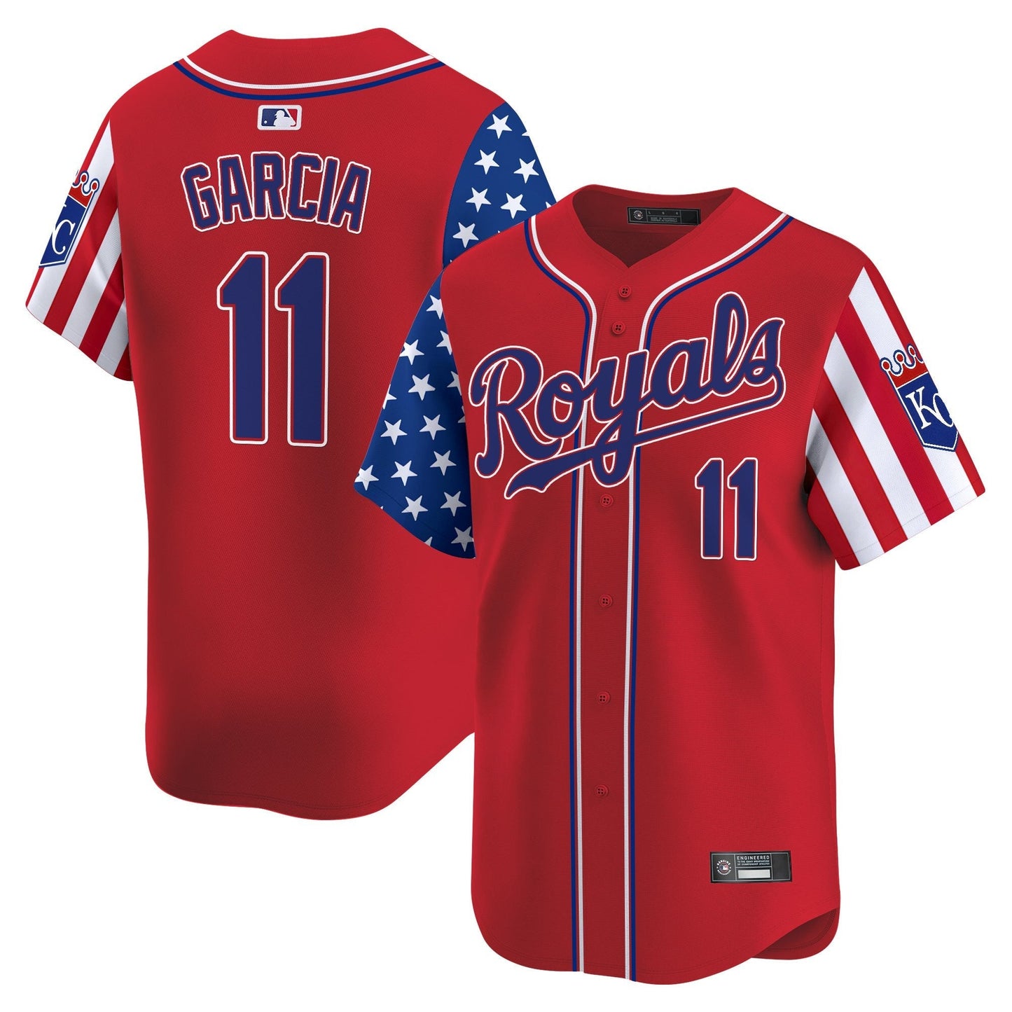 Men's Kansas City Royals 2025 Independence Day Vapor Premier Limited Jersey - All Stitched