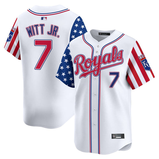 Men's Kansas City Royals 2025 Independence Day Vapor Premier Limited Jersey - All Stitched