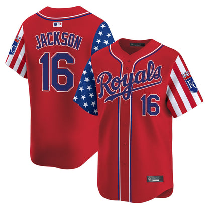 Men's Kansas City Royals 2025 Independence Day Vapor Premier Limited Jersey - All Stitched