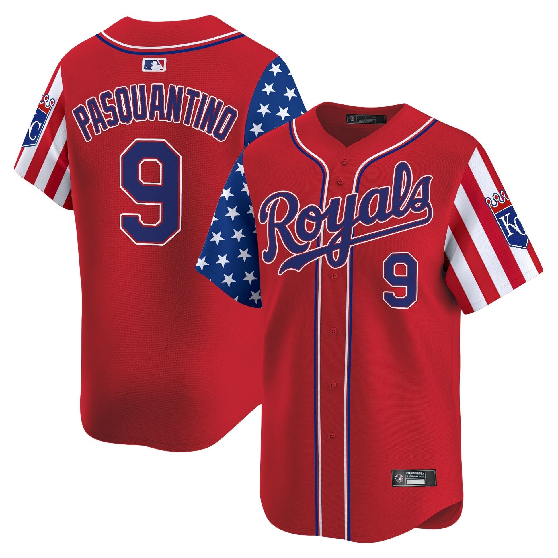 Men's Kansas City Royals 2025 Independence Day Vapor Premier Limited Jersey - All Stitched