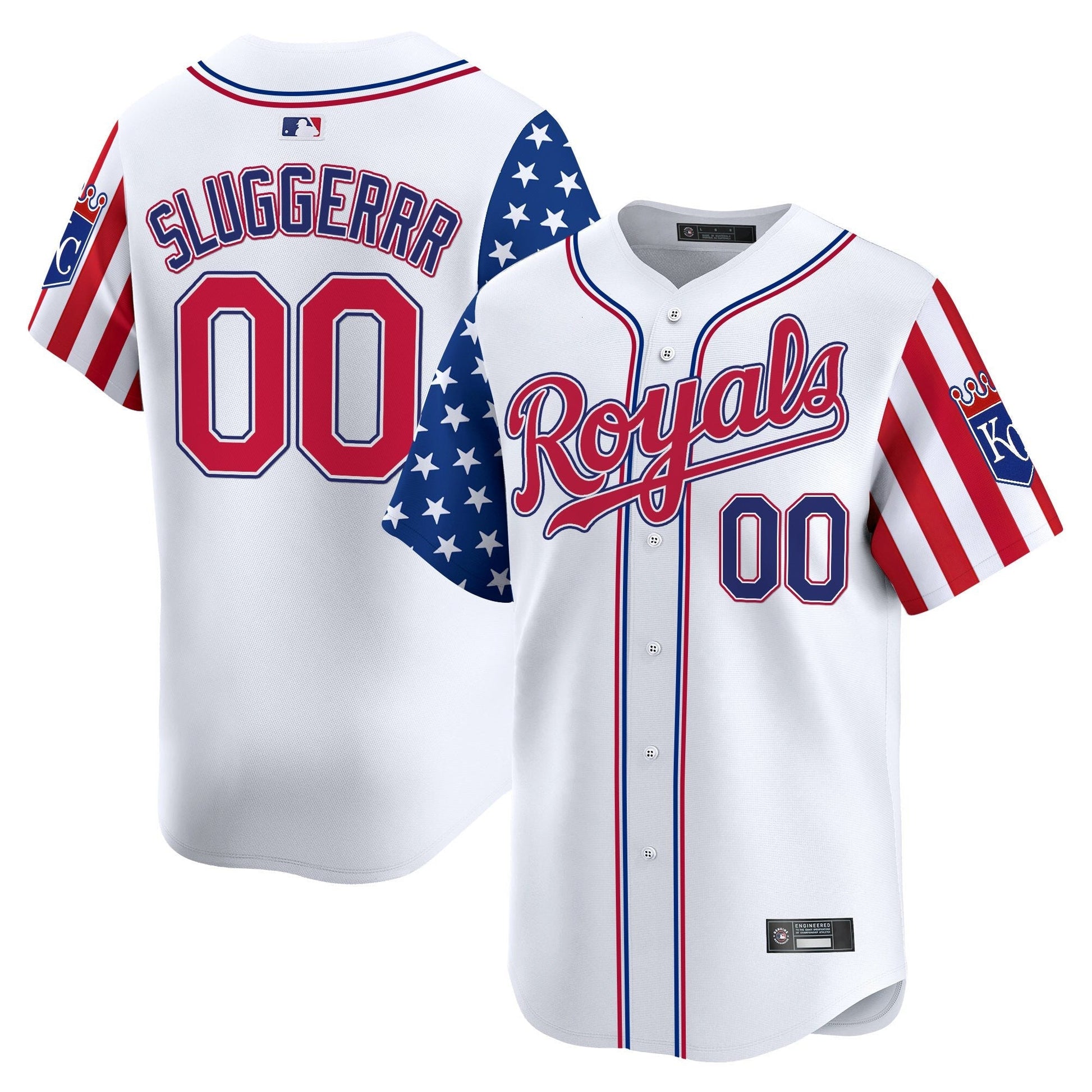 Men's Kansas City Royals 2025 Independence Day Vapor Premier Limited Jersey - All Stitched