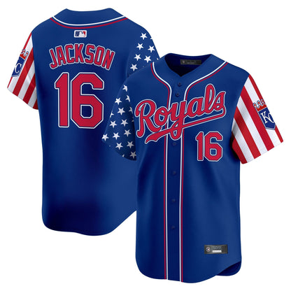 Men's Kansas City Royals 2025 Independence Day Vapor Premier Limited Jersey - All Stitched