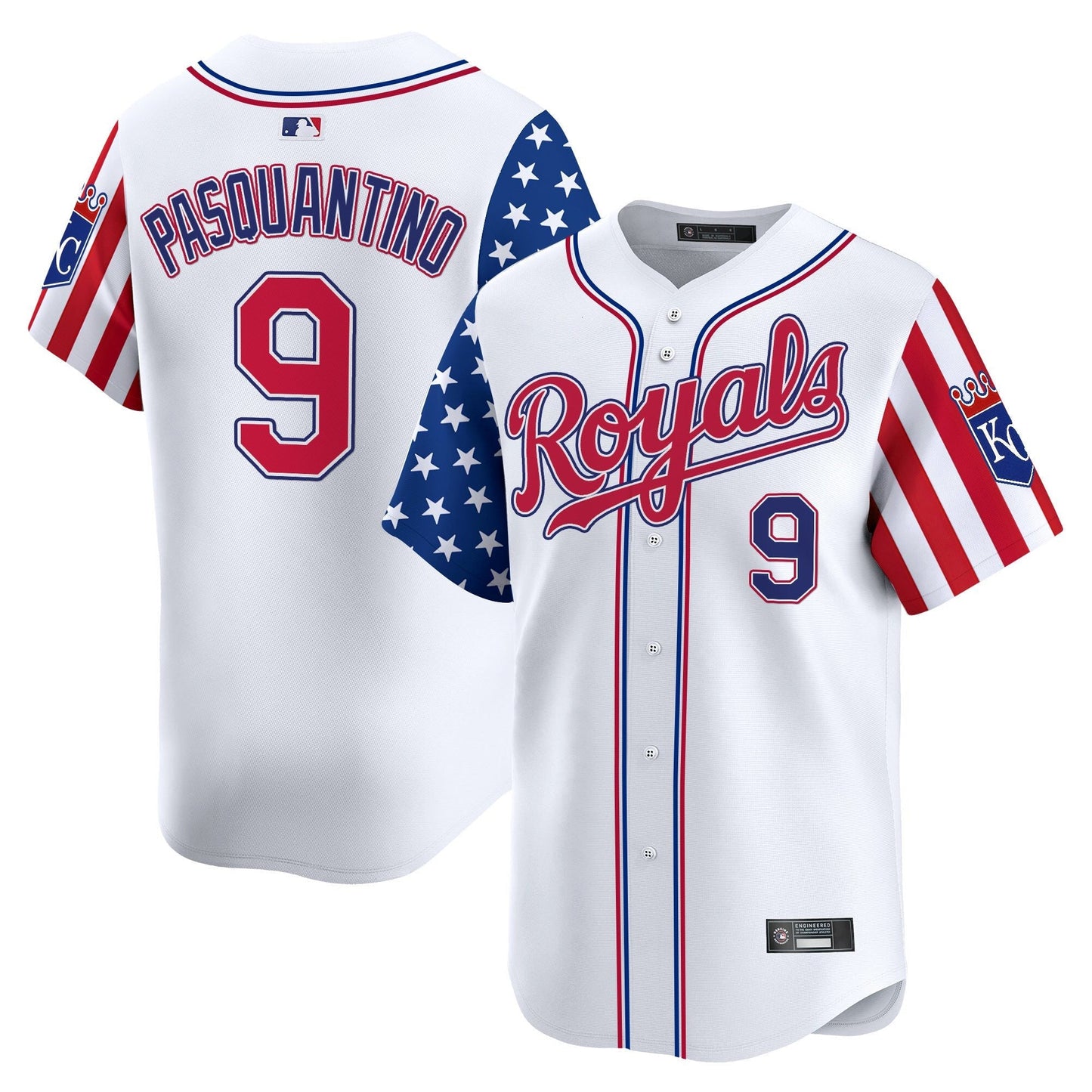 Men's Kansas City Royals 2025 Independence Day Vapor Premier Limited Jersey - All Stitched