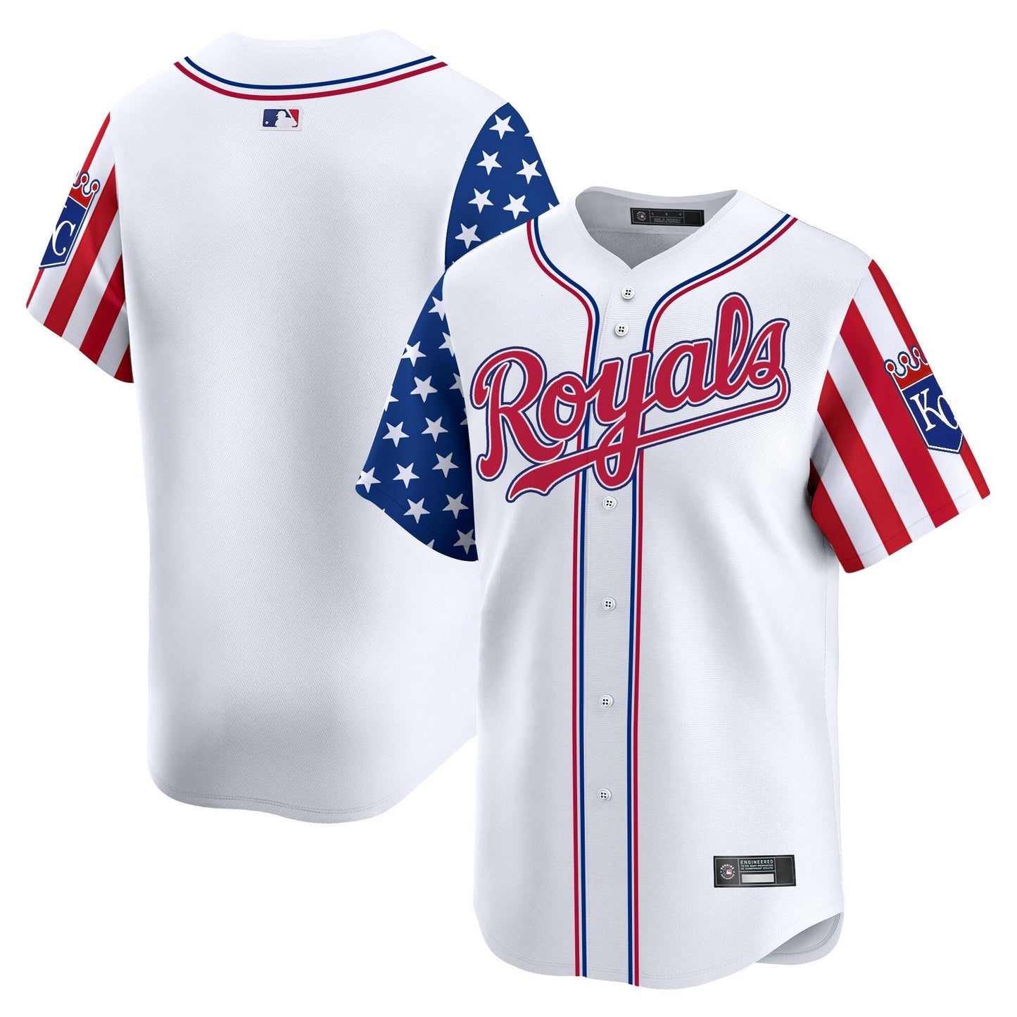 Men's Kansas City Royals 2025 Independence Day Vapor Premier Limited Jersey - All Stitched