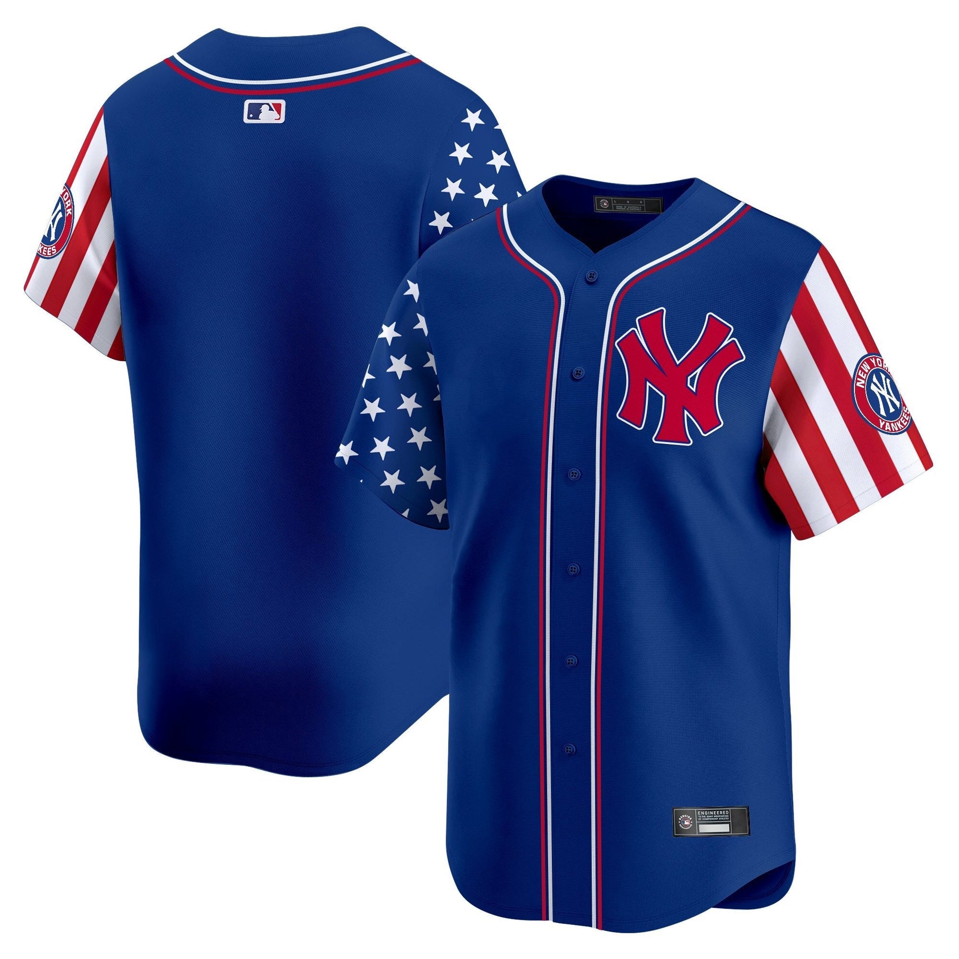 Men's New York Yankees 2025 Independence Day Vapor Premier Limited Jersey - All Stitched
