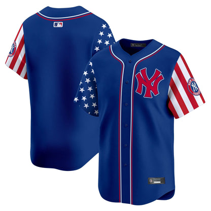 Men's New York Yankees 2025 Independence Day Vapor Premier Limited Jersey - All Stitched