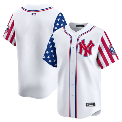 Men's New York Yankees 2025 Independence Day Vapor Premier Limited Jersey - All Stitched