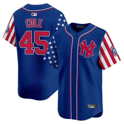 Men's New York Yankees 2025 Independence Day Vapor Premier Limited Jersey - All Stitched