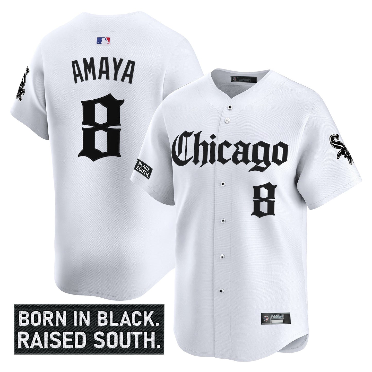 Men's Chicago White Sox 'Gothic South Side Edition' Vapor Premier Limited Jersey - All Stitched