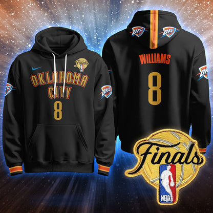 Oklahoma City Thunder Hoodie - Final Patch - All Stitched