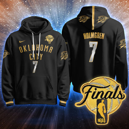 Oklahoma City Thunder Hoodie - Final Patch - All Stitched