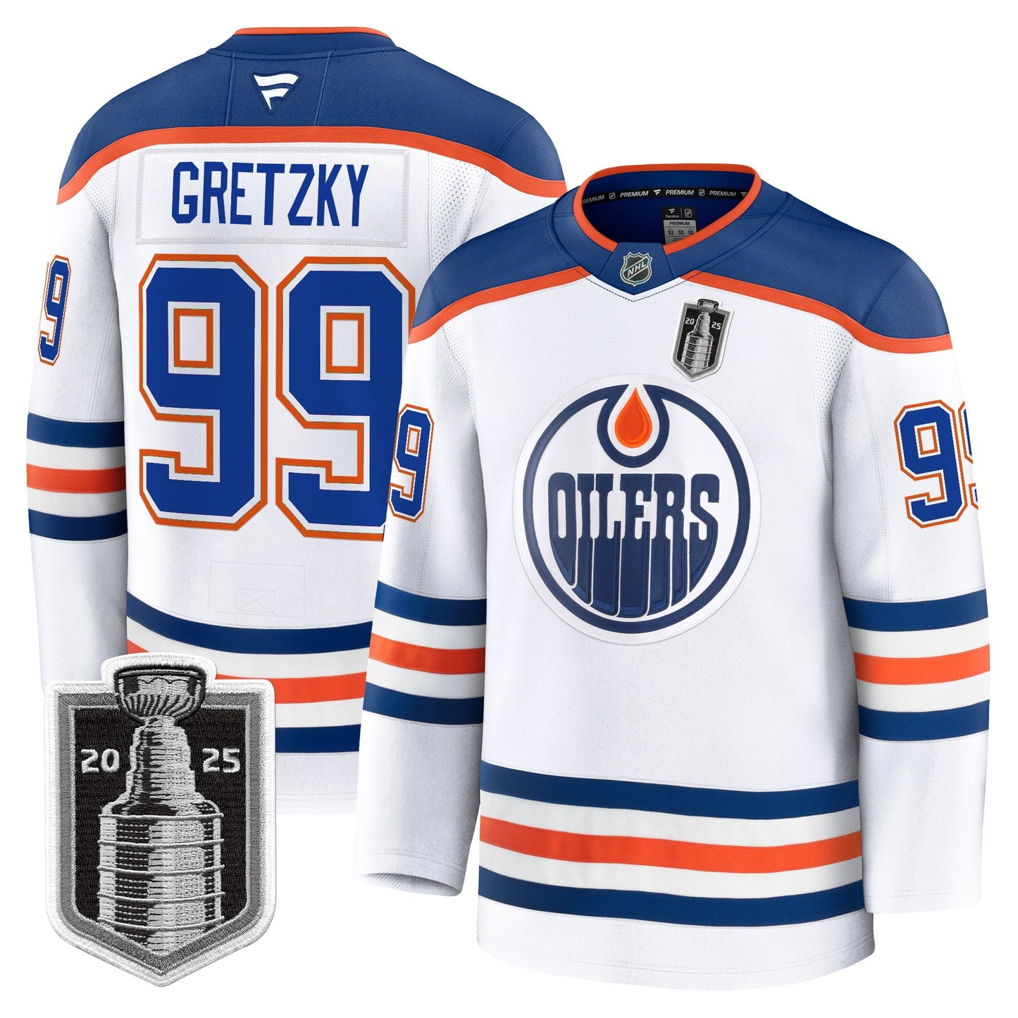 Men's Edmonton Oilers 2025 Stanley Cup Final Premium Jersey - All Stitched