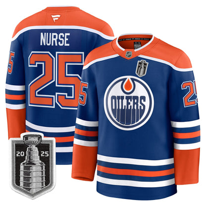 Men's Edmonton Oilers 2025 Stanley Cup Final Premium Jersey - All Stitched