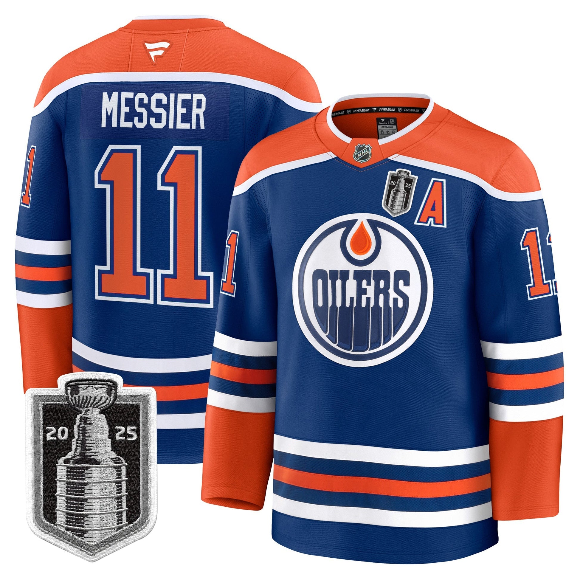 Men's Edmonton Oilers 2025 Stanley Cup Final Premium Jersey - All Stitched