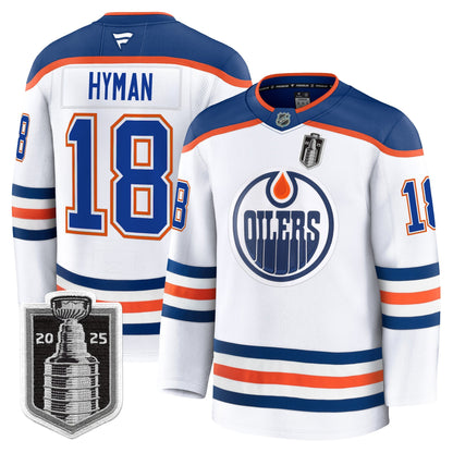 Men's Edmonton Oilers 2025 Stanley Cup Final Premium Jersey - All Stitched