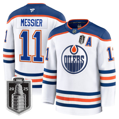 Men's Edmonton Oilers 2025 Stanley Cup Final Premium Jersey - All Stitched