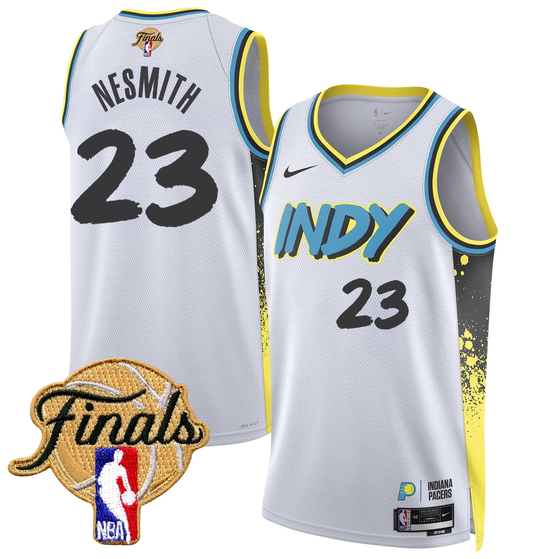 Men's Indiana Pacers 2025 Finals Swingman Jersey - All Stitched