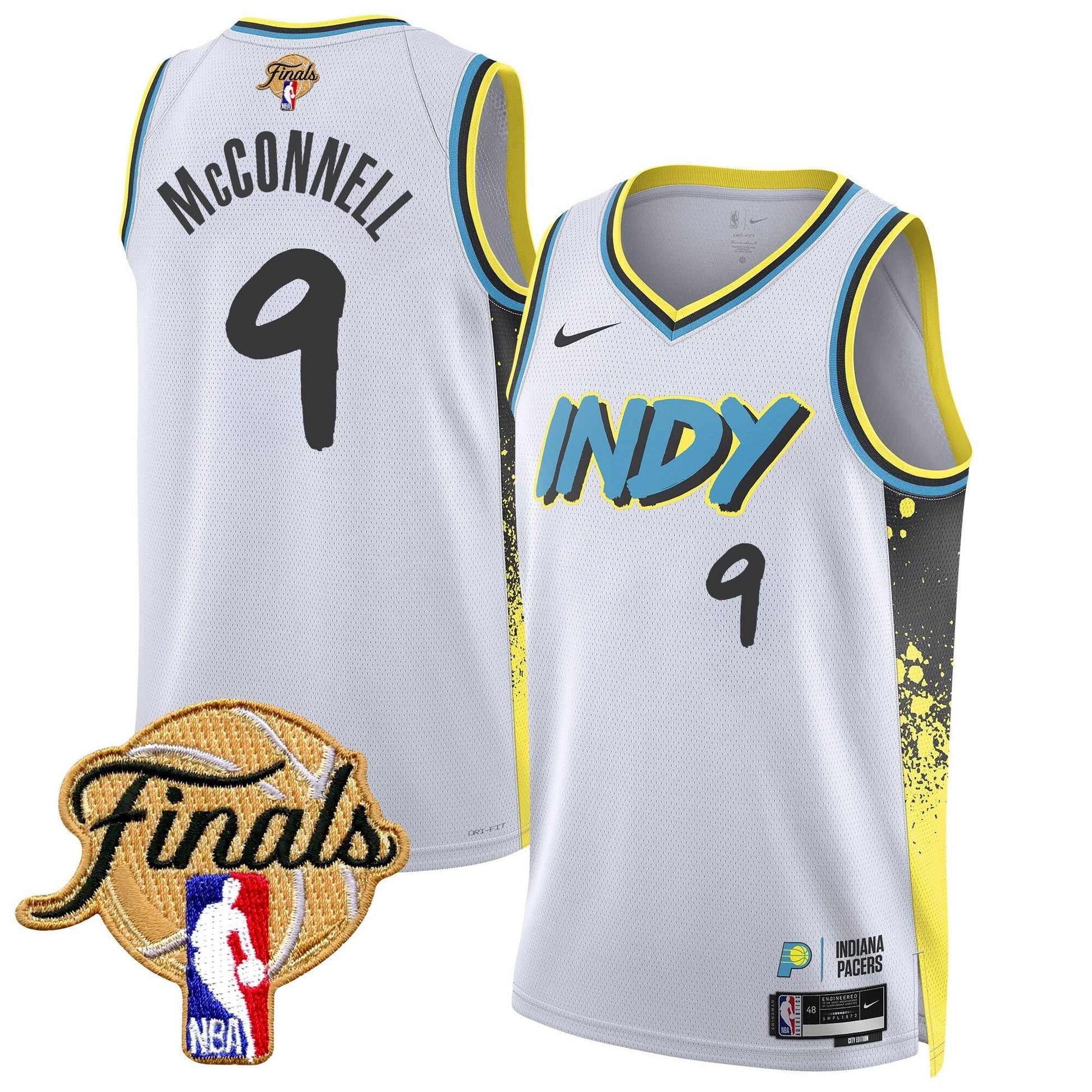 Men's Indiana Pacers 2025 Finals Swingman Jersey - All Stitched