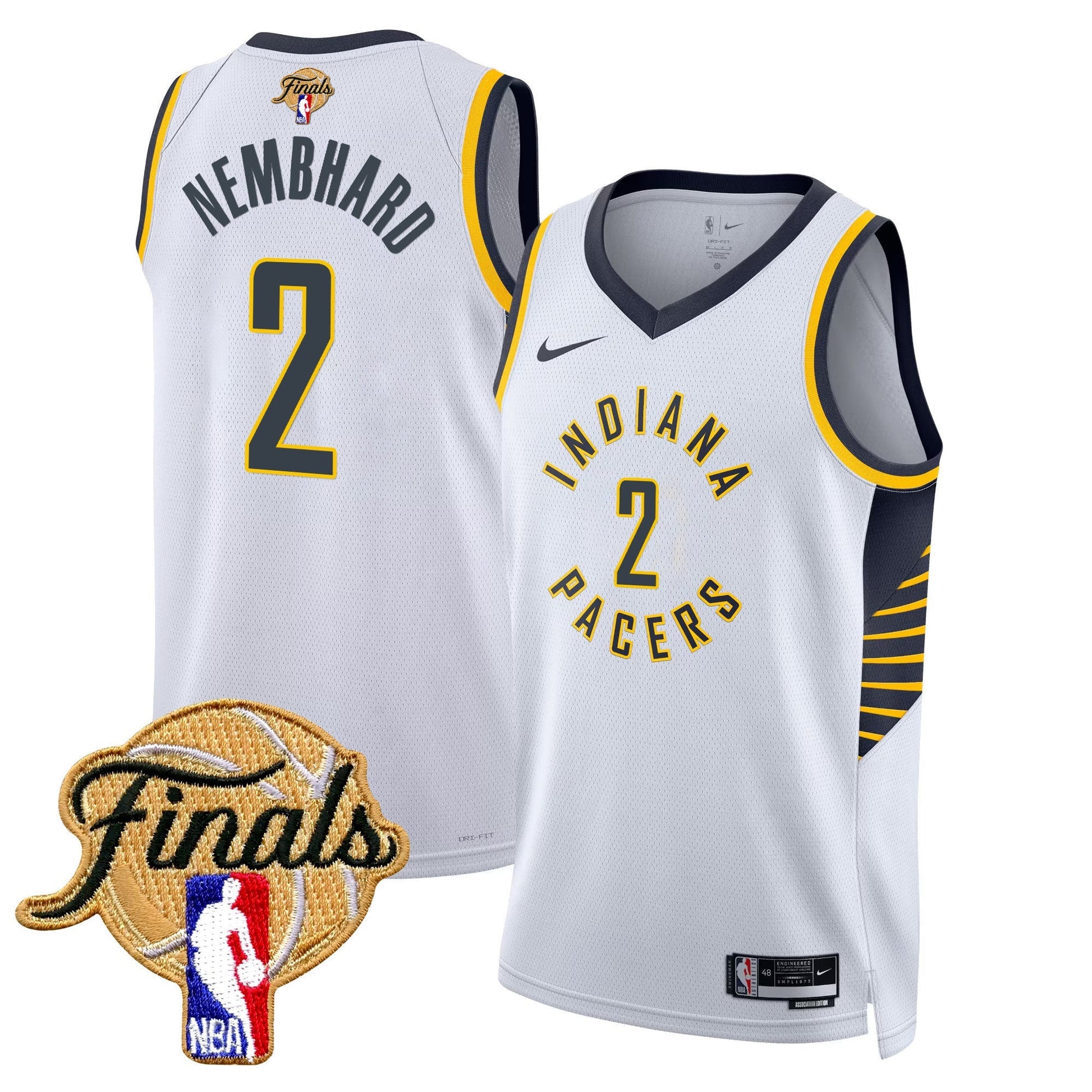 Men's Indiana Pacers 2025 Finals Swingman Jersey - All Stitched