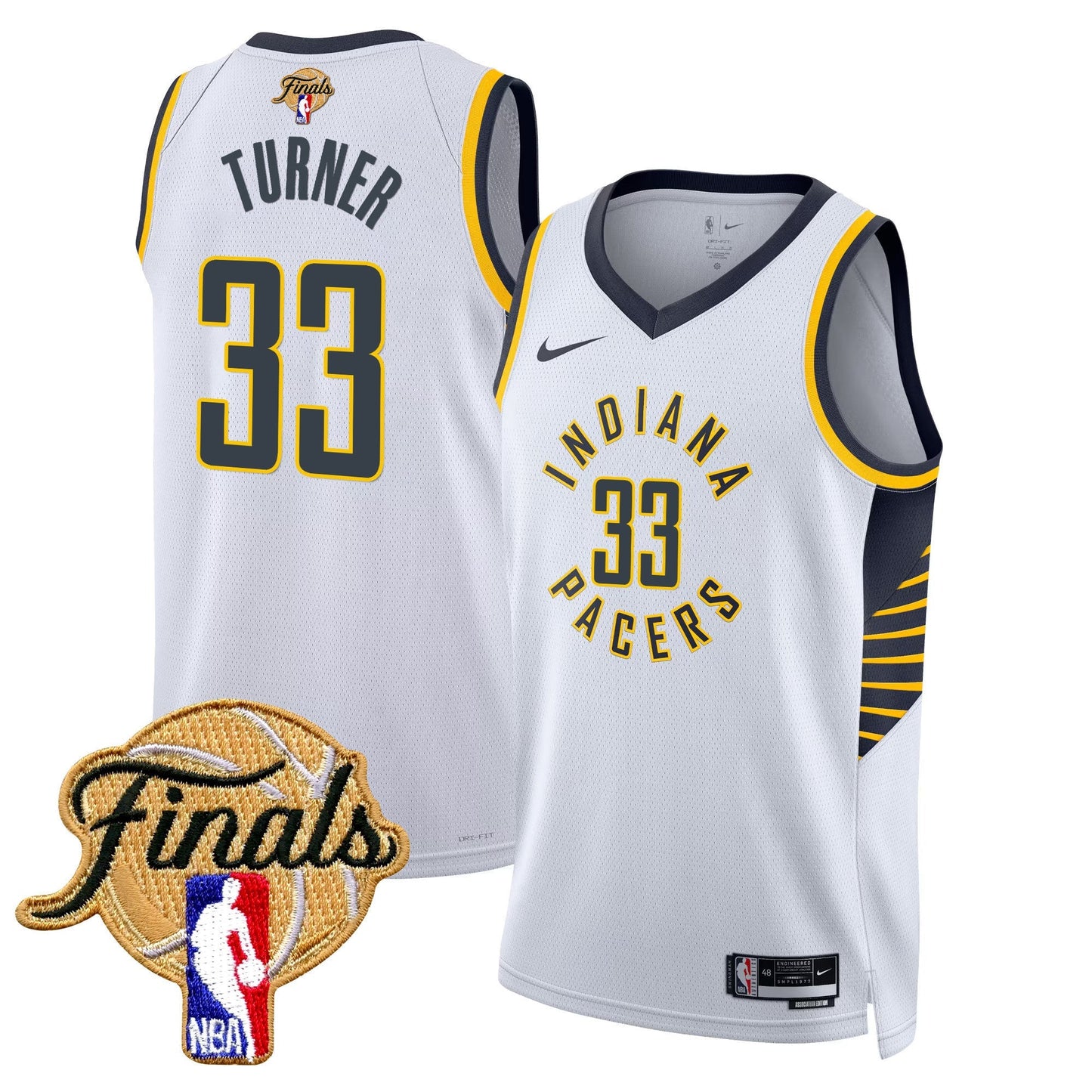 Men's Indiana Pacers 2025 Finals Swingman Jersey - All Stitched