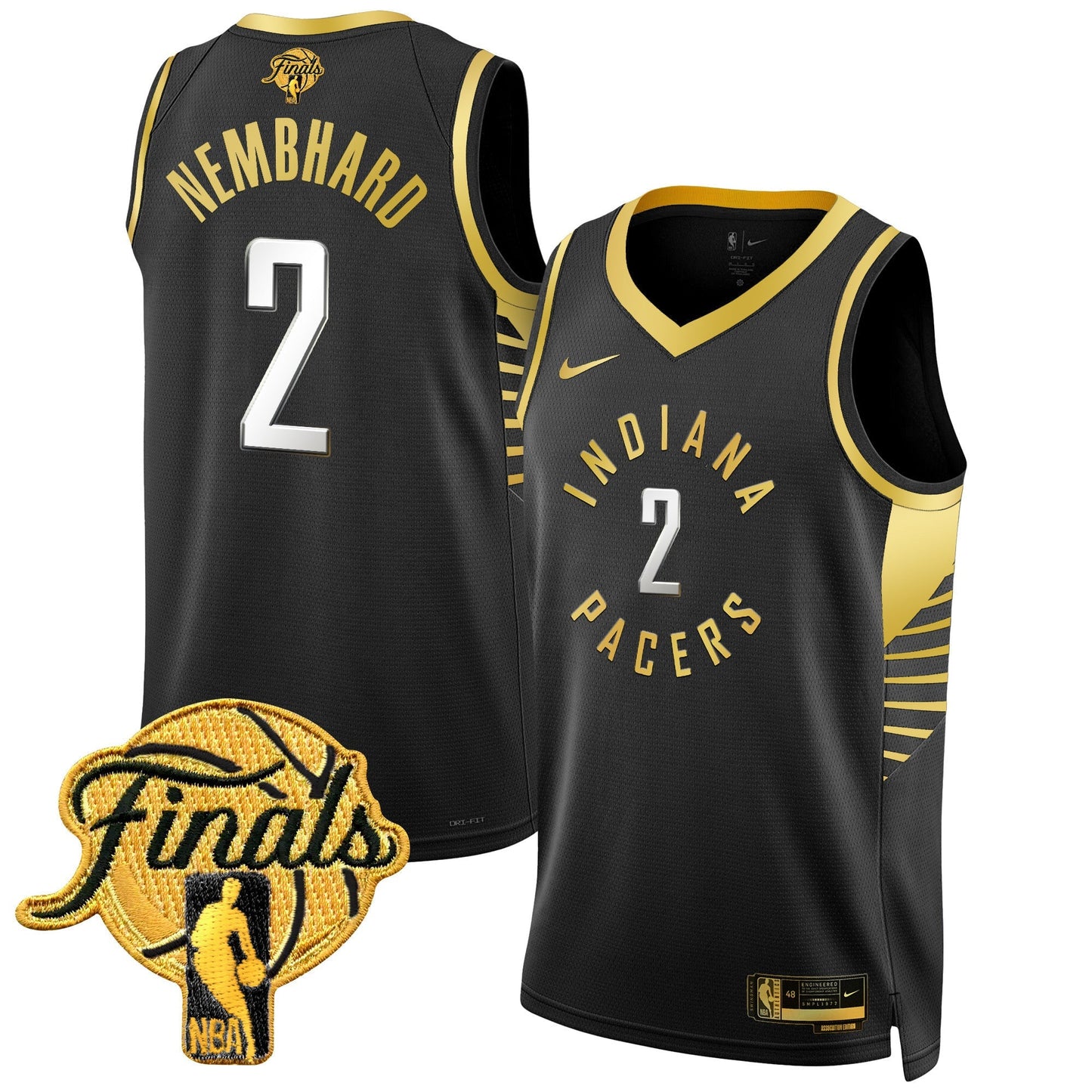 Men's Indiana Pacers 2025 Finals Swingman Jersey - All Stitched