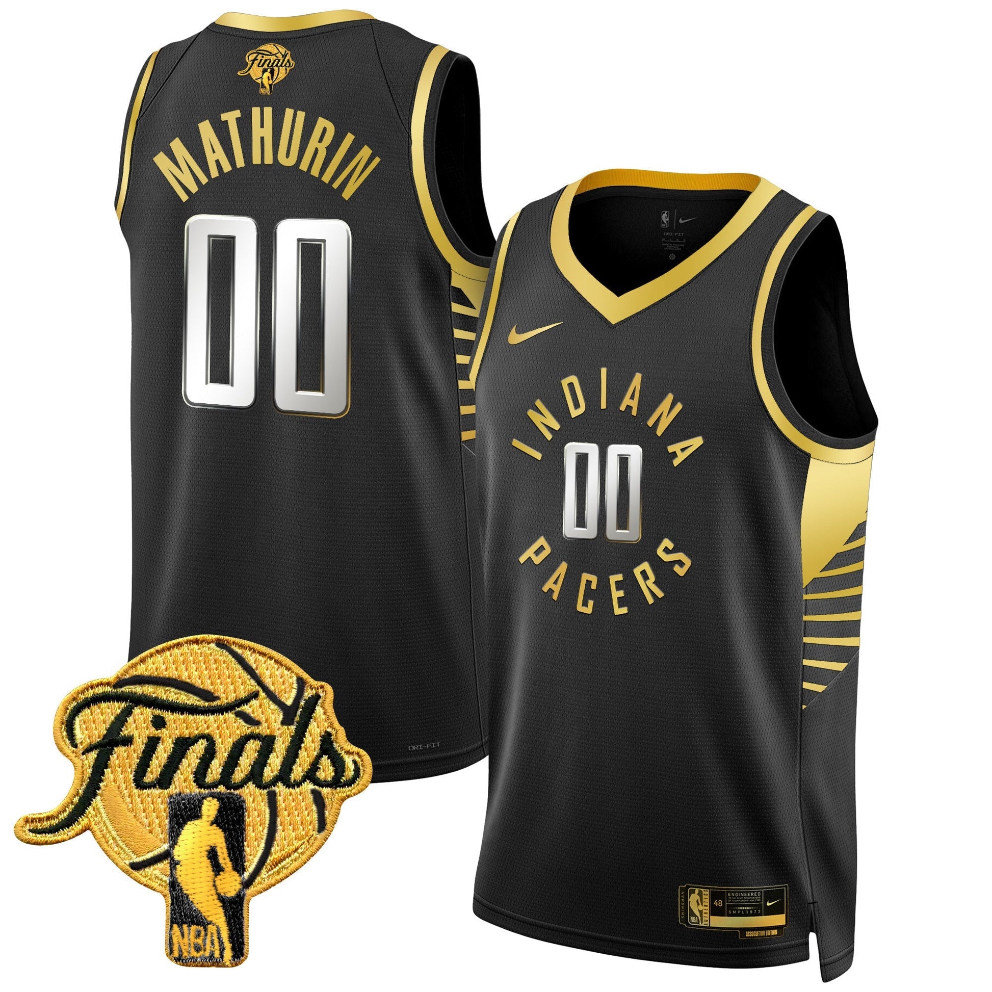 Men's Indiana Pacers 2025 Finals Swingman Jersey - All Stitched
