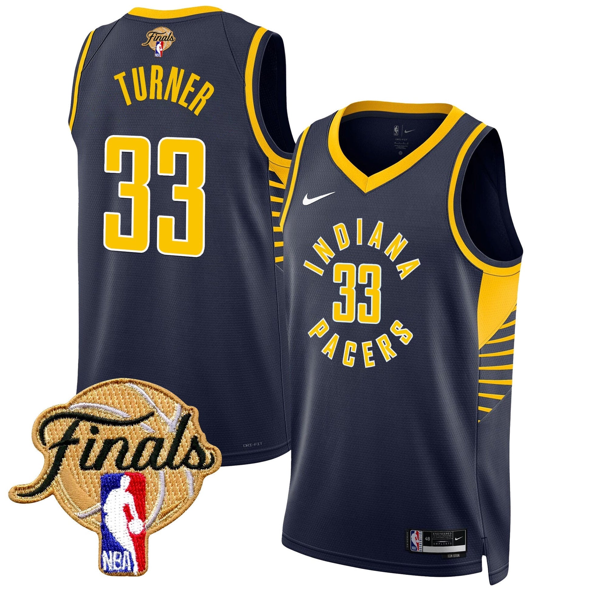 Men's Indiana Pacers 2025 Finals Swingman Jersey - All Stitched