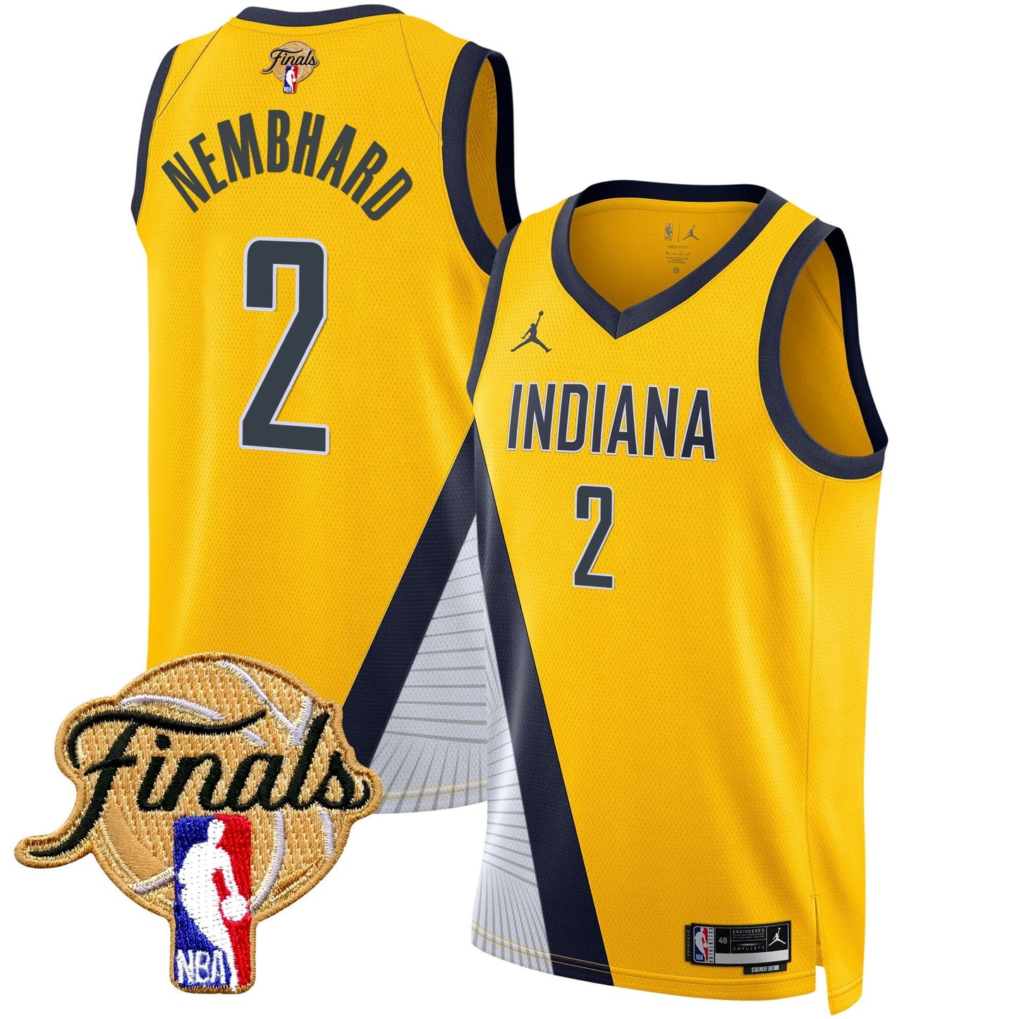 Men's Indiana Pacers 2025 Finals Swingman Jersey - All Stitched