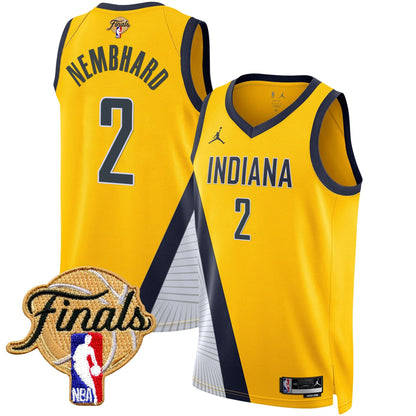 Men's Indiana Pacers 2025 Finals Swingman Jersey - All Stitched
