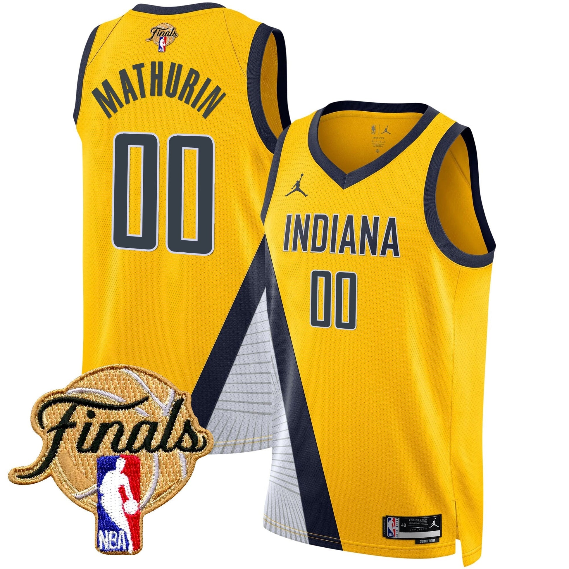 Men's Indiana Pacers 2025 Finals Swingman Jersey - All Stitched